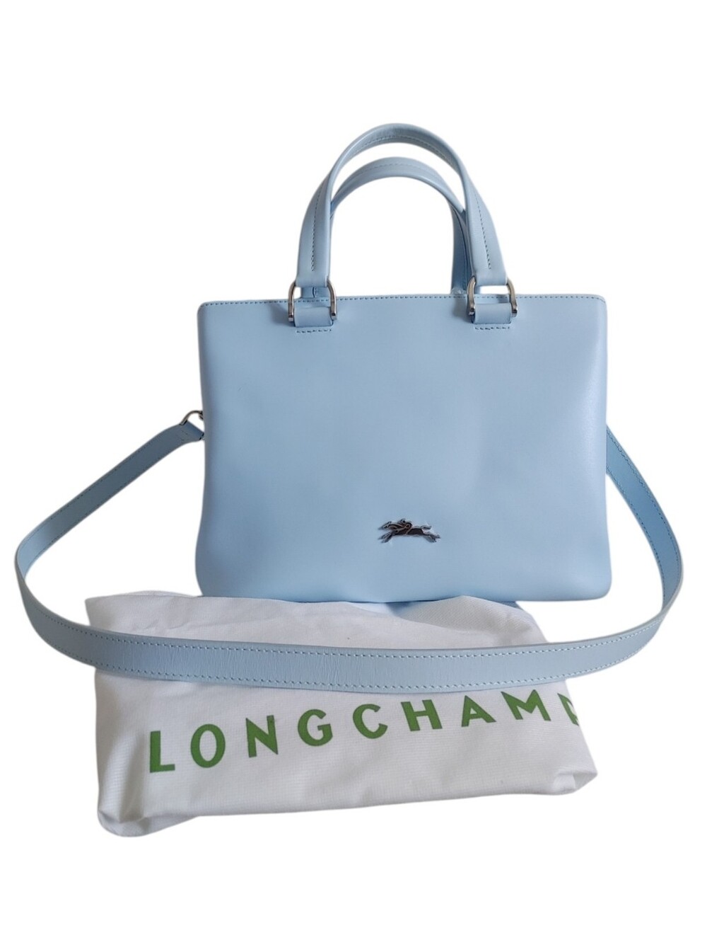 Longchamp Honore 2-Way Leather Satchel  Handbag
